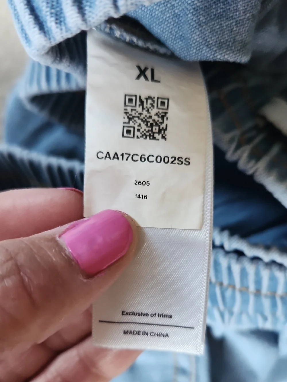 Blue Mini Skirt - XL